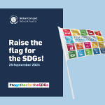 Plakat SDG Flag Day 2024 © UN Global Compact Network Austria